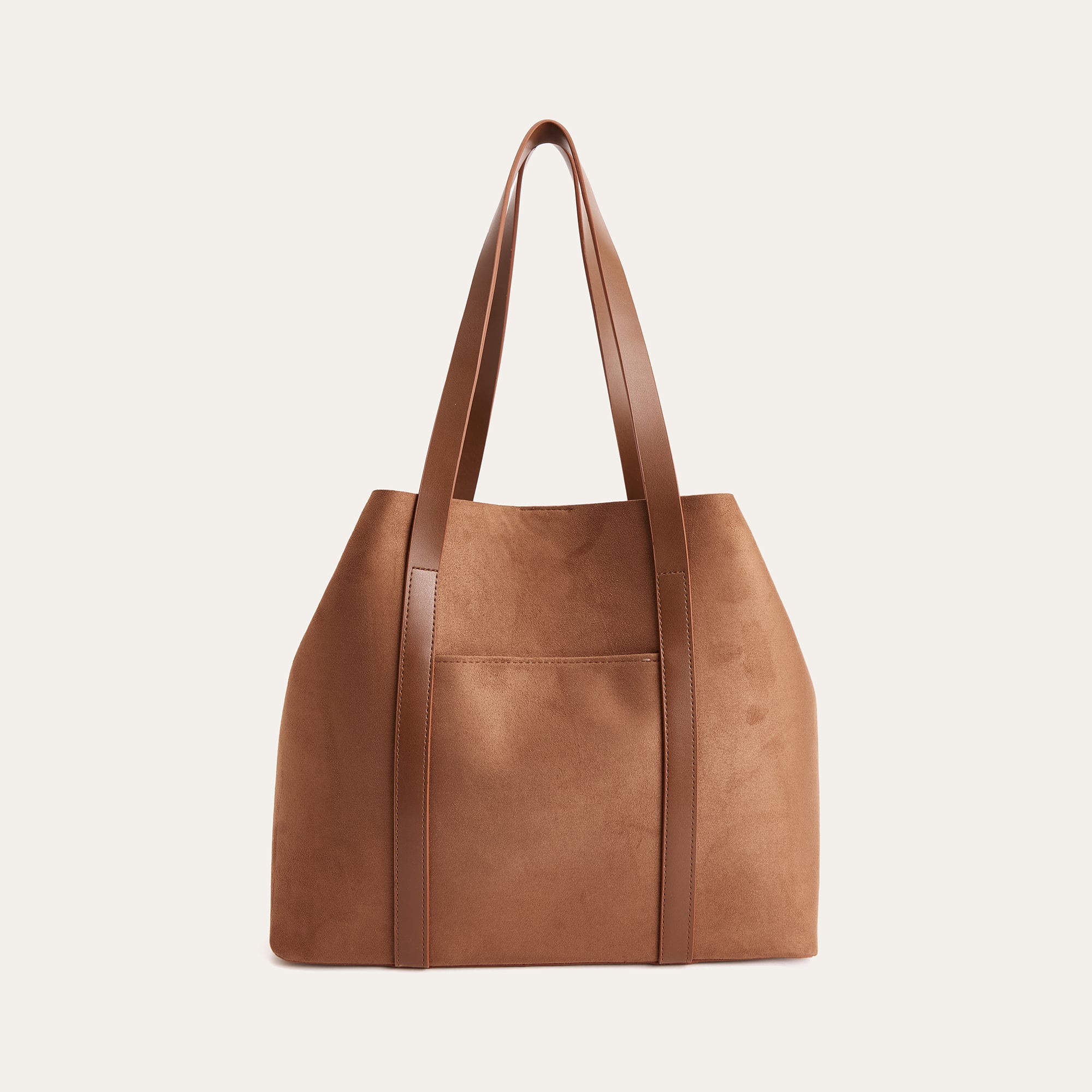 SÜET DOKULU EL ÇANTASI