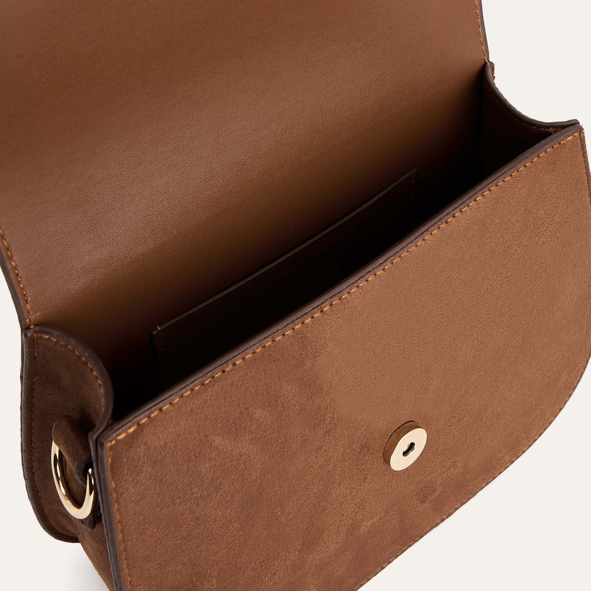 SÜET DOKULU OMUZ ÇANTASI