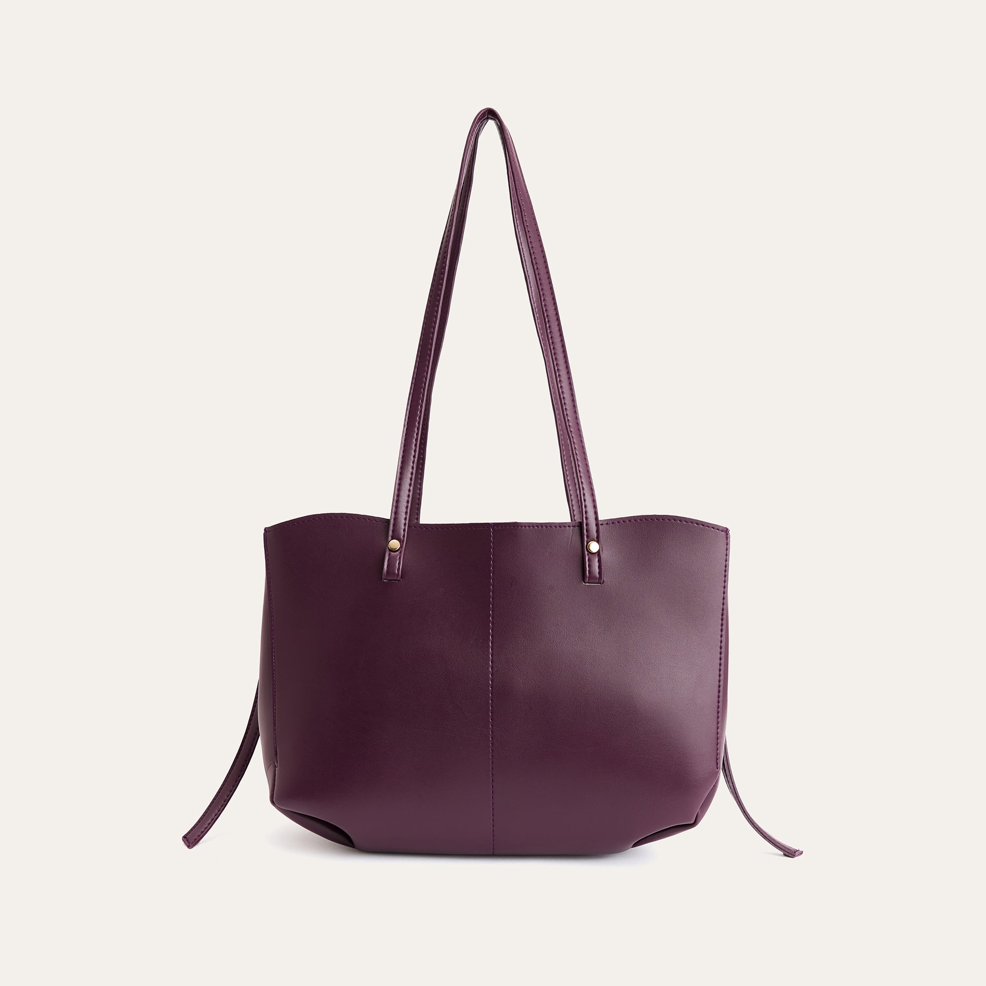 DERİ GÖRÜNÜMLÜ OMUZ ÇANTASI