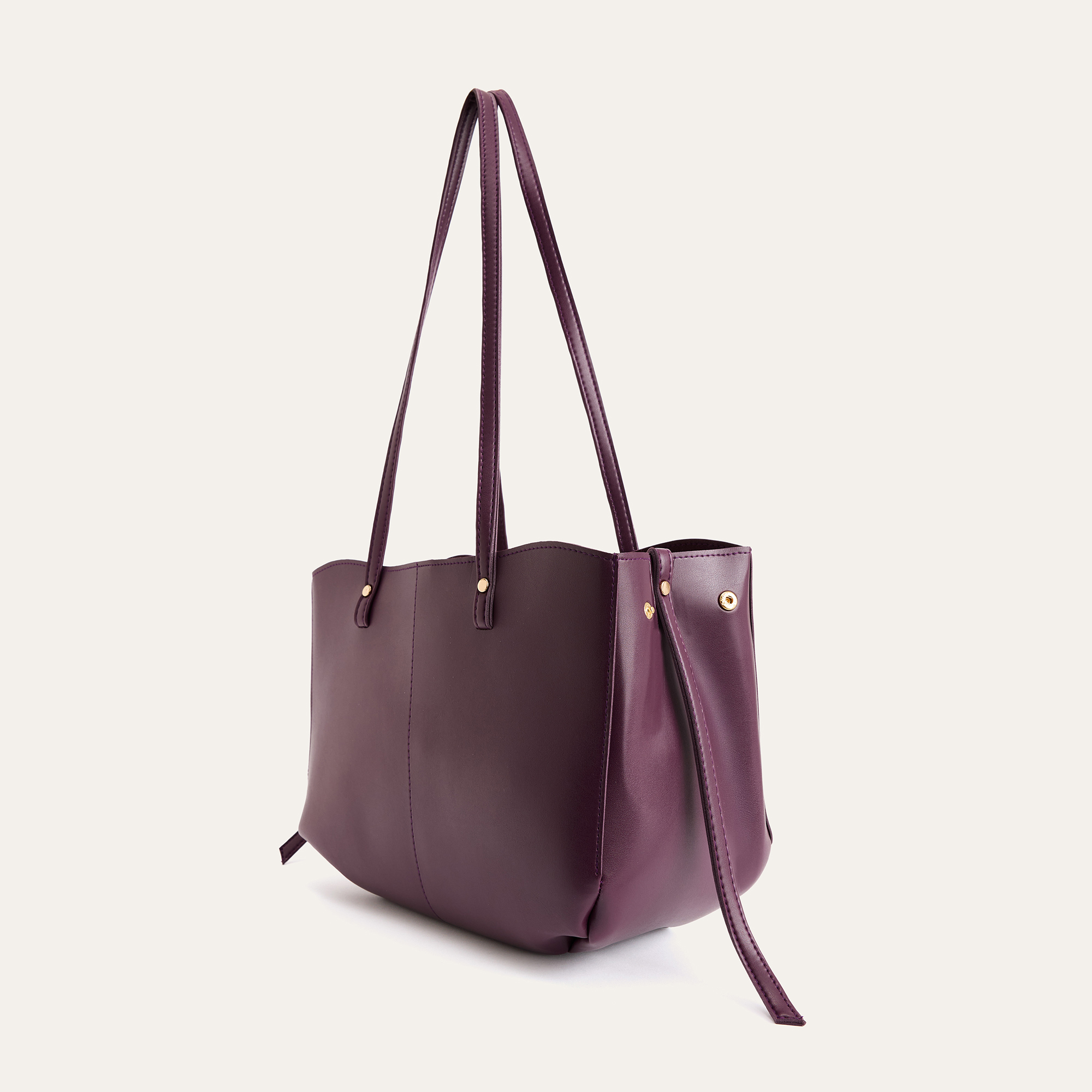 DERİ GÖRÜNÜMLÜ OMUZ ÇANTASI