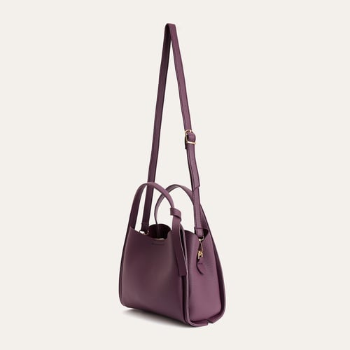 DERİ GÖRÜNÜMLÜ OMUZ ÇANTASI