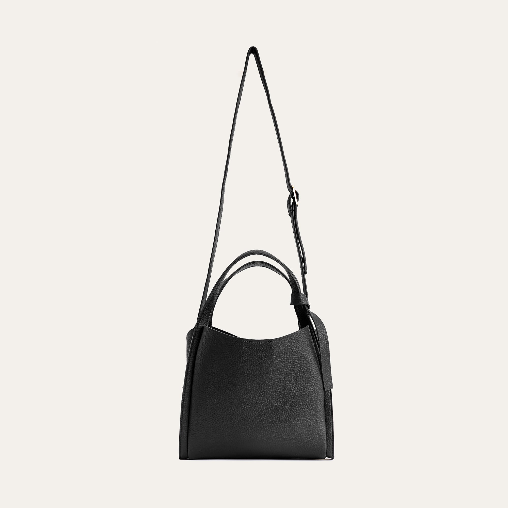 DERİ GÖRÜNÜMLÜ OMUZ ÇANTASI