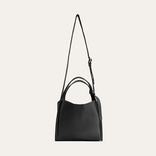 DERİ GÖRÜNÜMLÜ OMUZ ÇANTASI