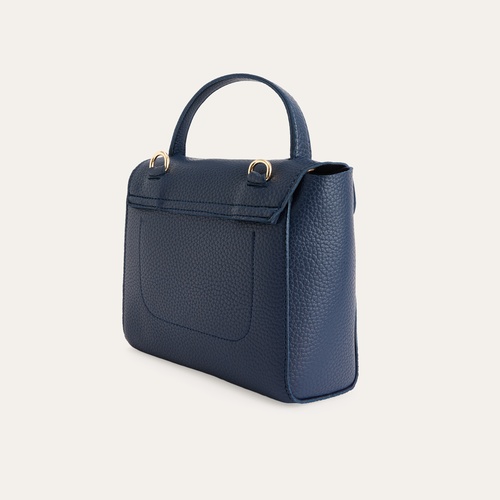 ŞERİT DETAYLI DERİ GÖRÜNÜMLÜ OMUZ ÇANTASI