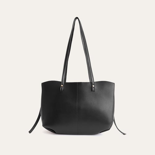 DERİ GÖRÜNÜMLÜ OMUZ ÇANTASI