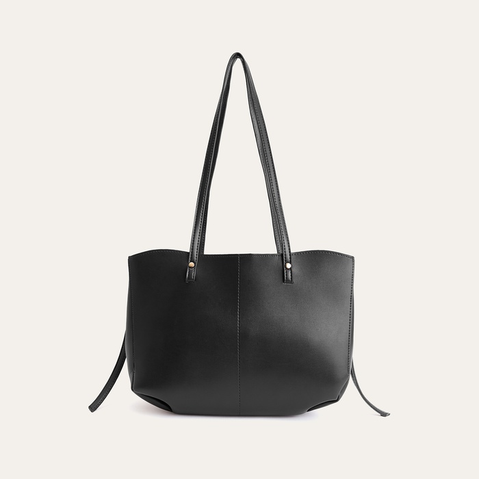 DERİ GÖRÜNÜMLÜ OMUZ ÇANTASI