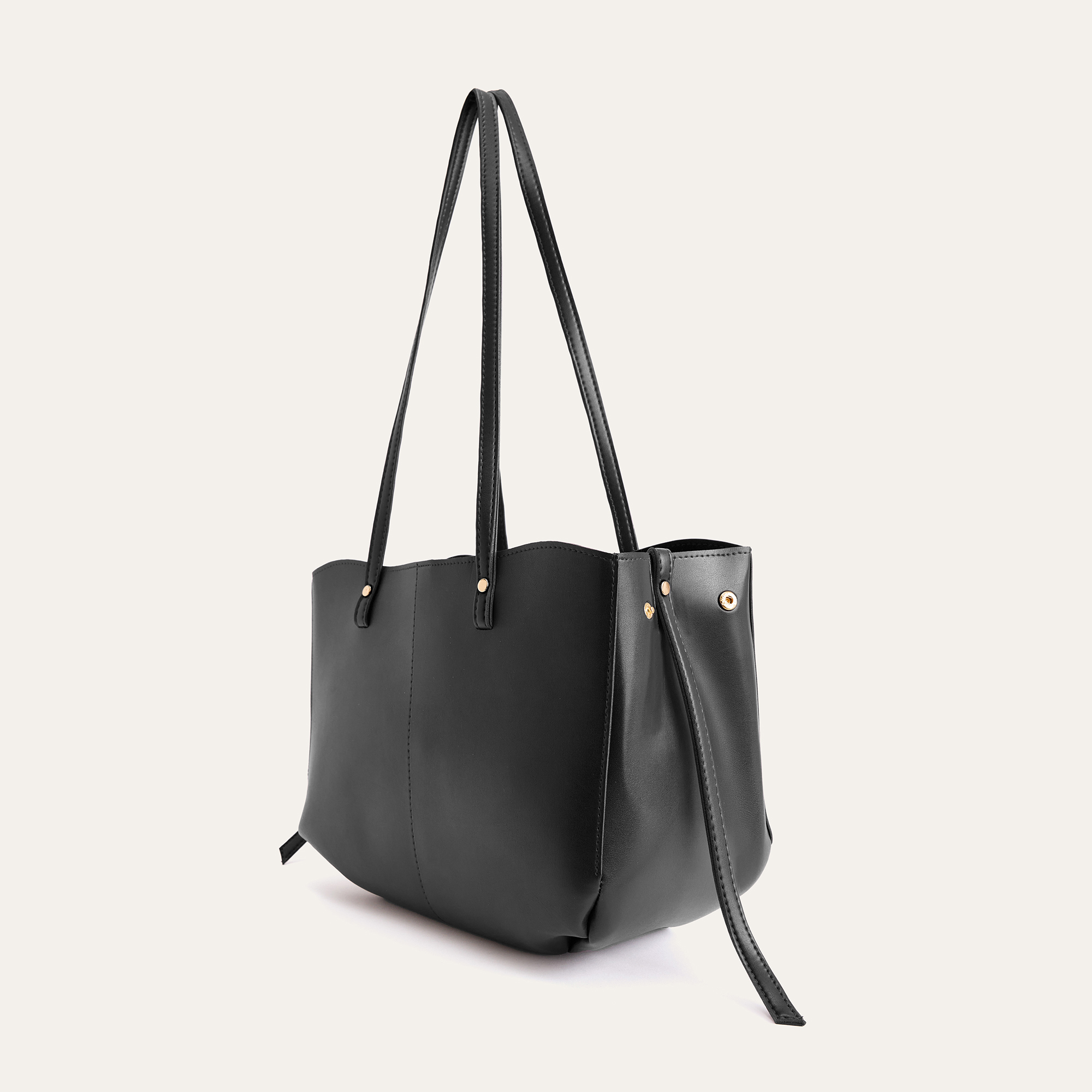 DERİ GÖRÜNÜMLÜ OMUZ ÇANTASI