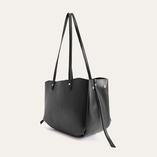 DERİ GÖRÜNÜMLÜ OMUZ ÇANTASI