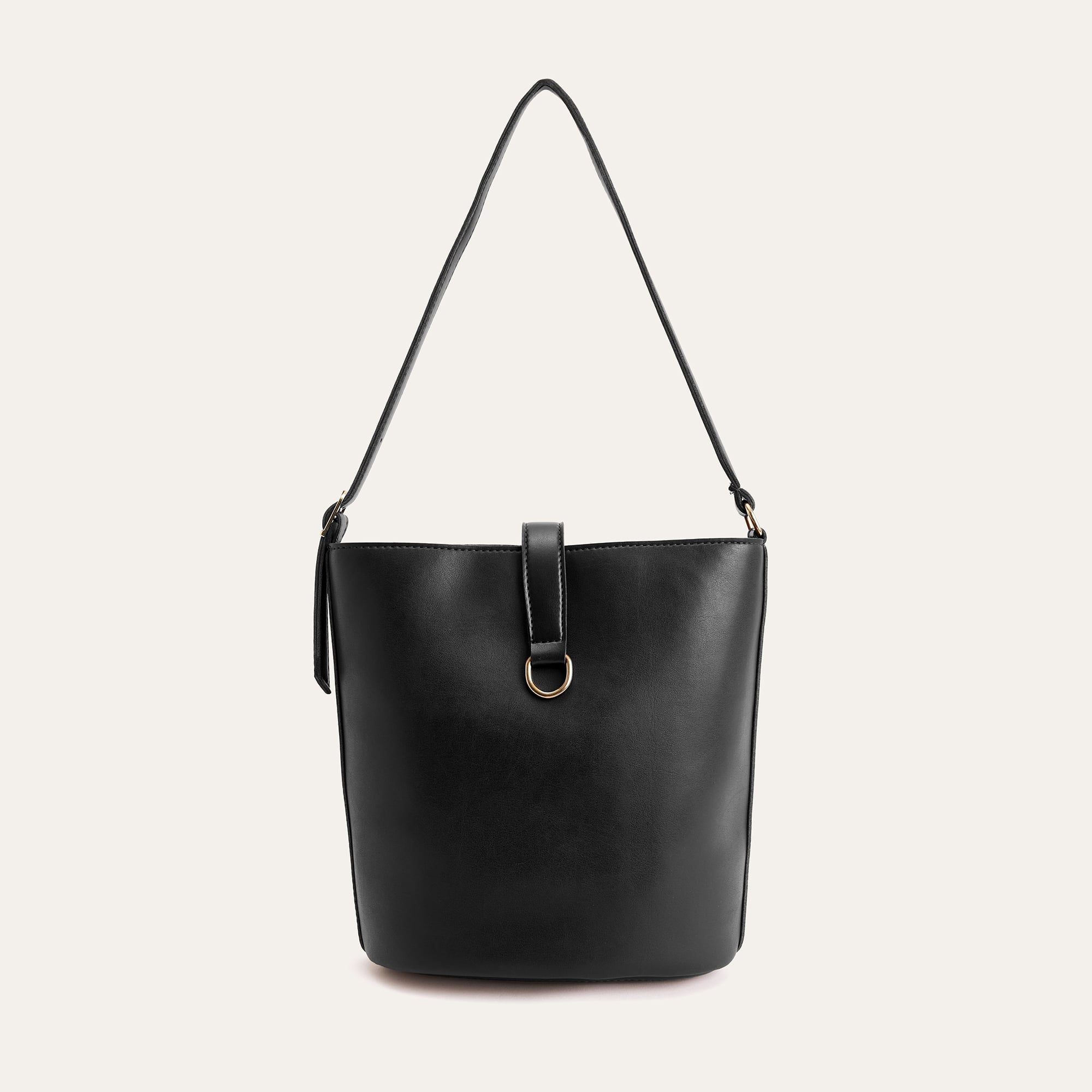 TOKA DETAYLI OMUZ ÇANTASI