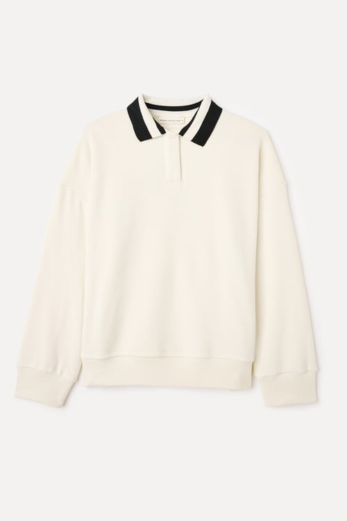 POLO YAKA SWEATSHIRT