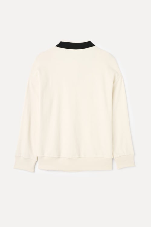  POLO YAKA SWEATSHIRT
