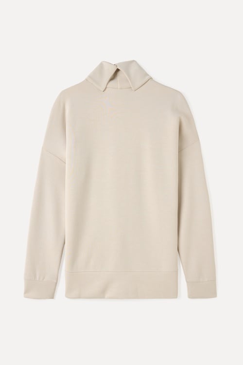 MODAL KARIŞIMLI DİK YAKA SWEATSHIRT