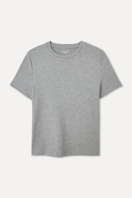  BİSİKLET YAKA CROP T-SHIRT