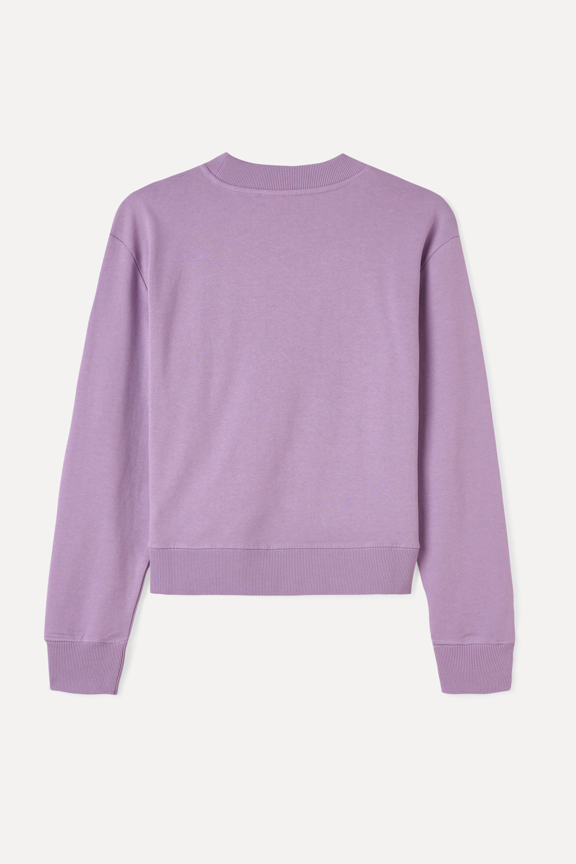 BASKILI BİSİKLET YAKA SWEATSHIRT