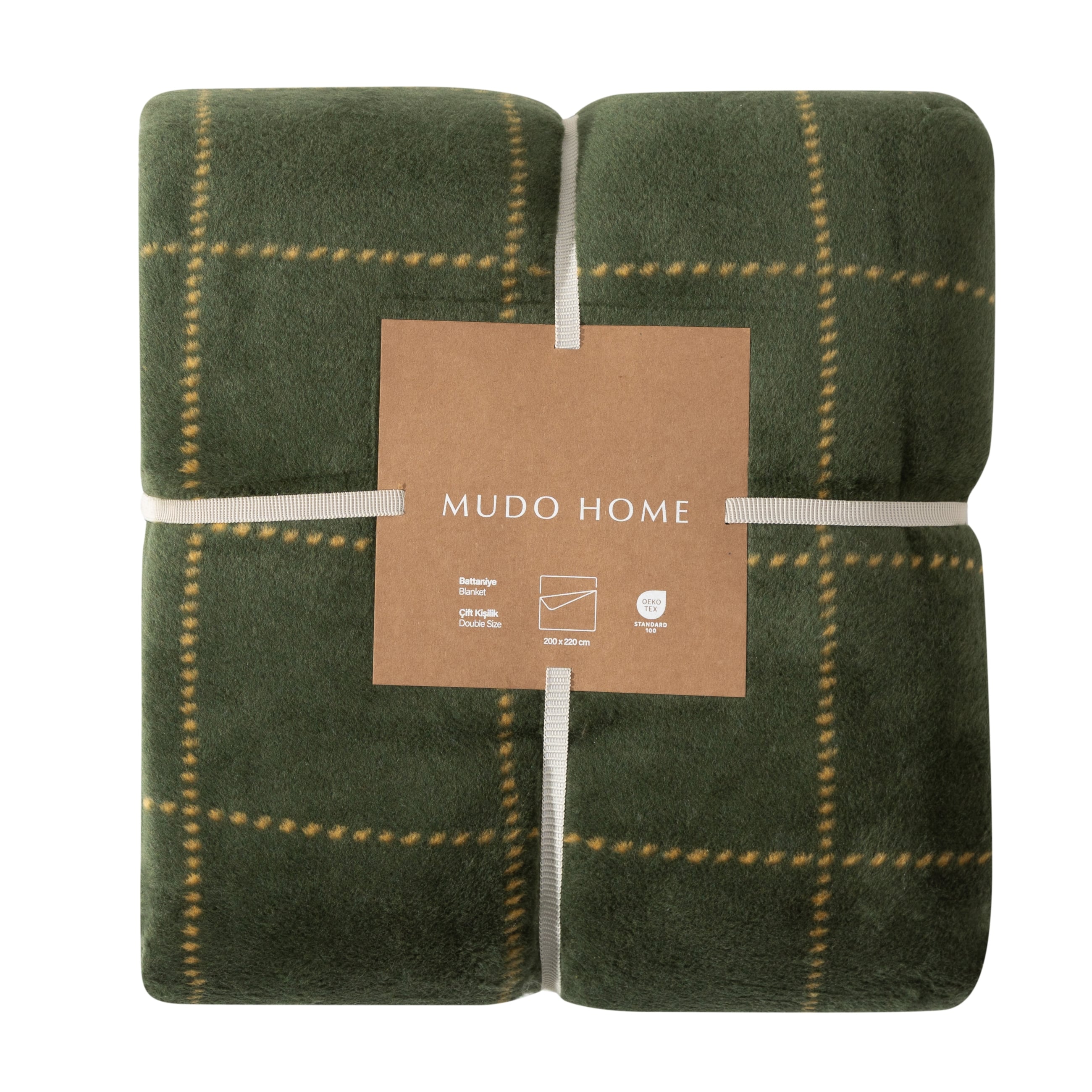 NELLY BATTANİYE HARDAL YEŞİL 200X220