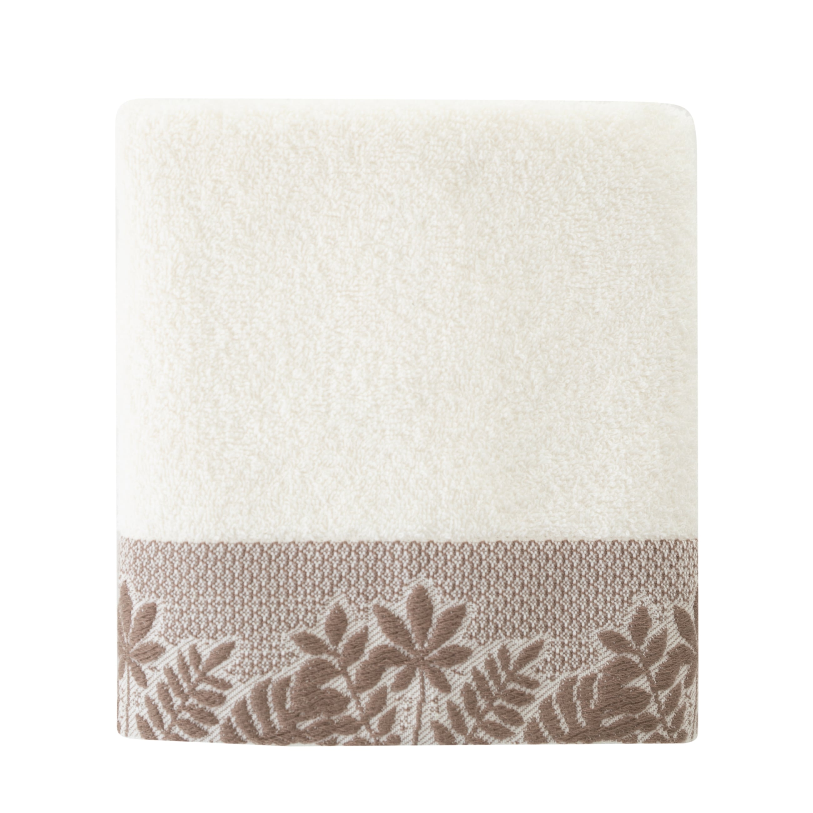 LIZ JAKARLI KREM YÜZ HAVLUSU 50X80