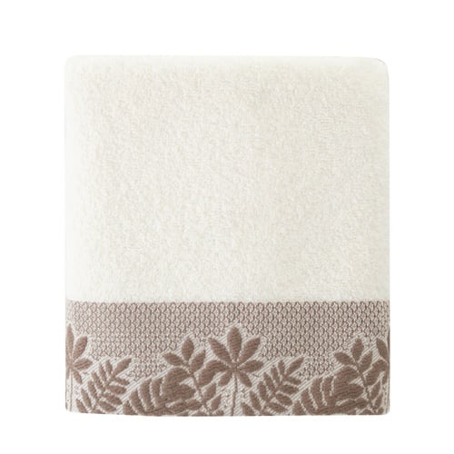 LIZ JAKARLI KREM YÜZ HAVLUSU 50X80