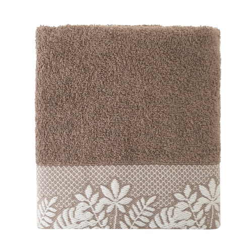 LIZ JAKARLI VİZON YÜZ HAVLUSU 50X80