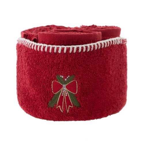 JOY 3'LÜ EL HAVLUSU SETİ KIRMIZI 30X30