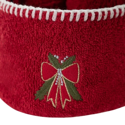 JOY 3'LÜ EL HAVLUSU SETİ KIRMIZI 30X30