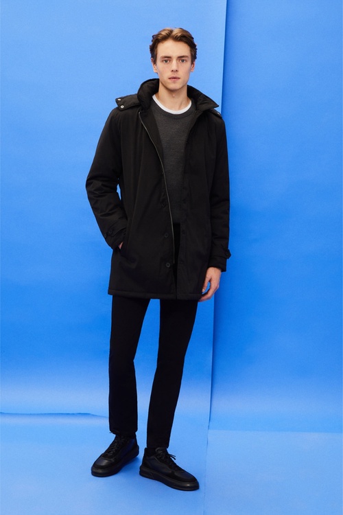  KAPÜŞONLU UZUN PARKA