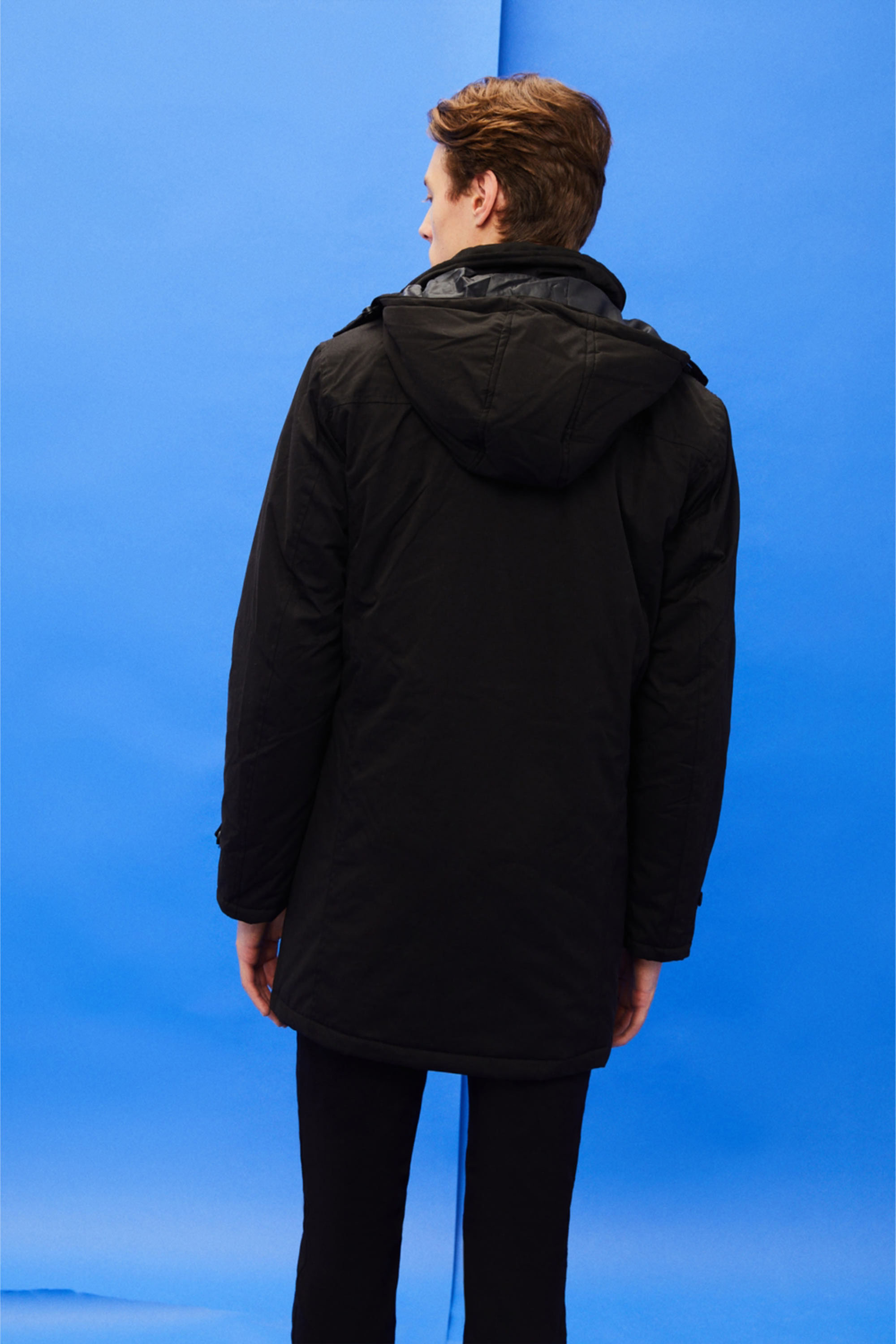 KAPÜŞONLU UZUN PARKA