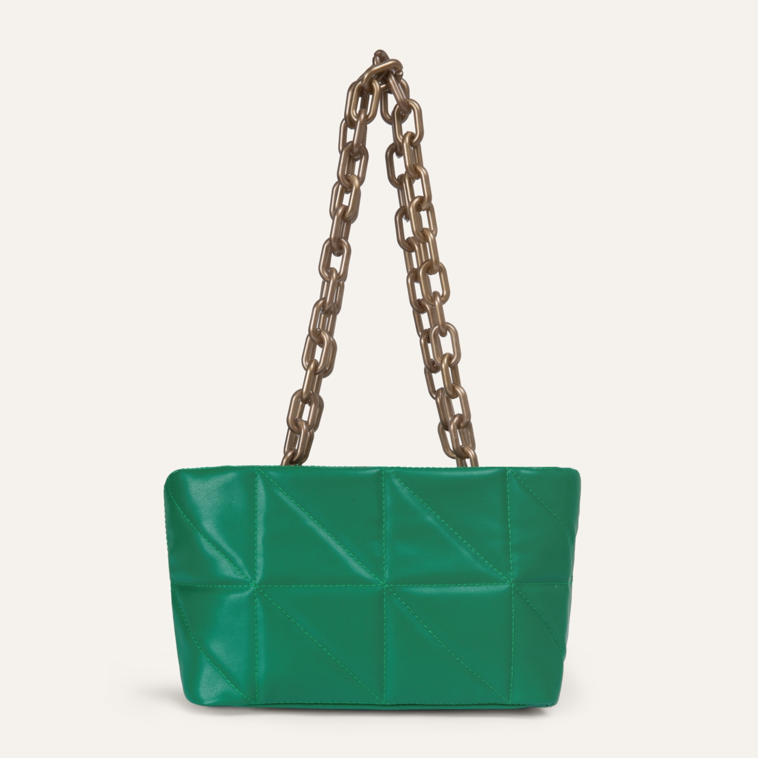 KAPİTONELİ ZİNCİR ASKILI OMUZ ÇANTASI