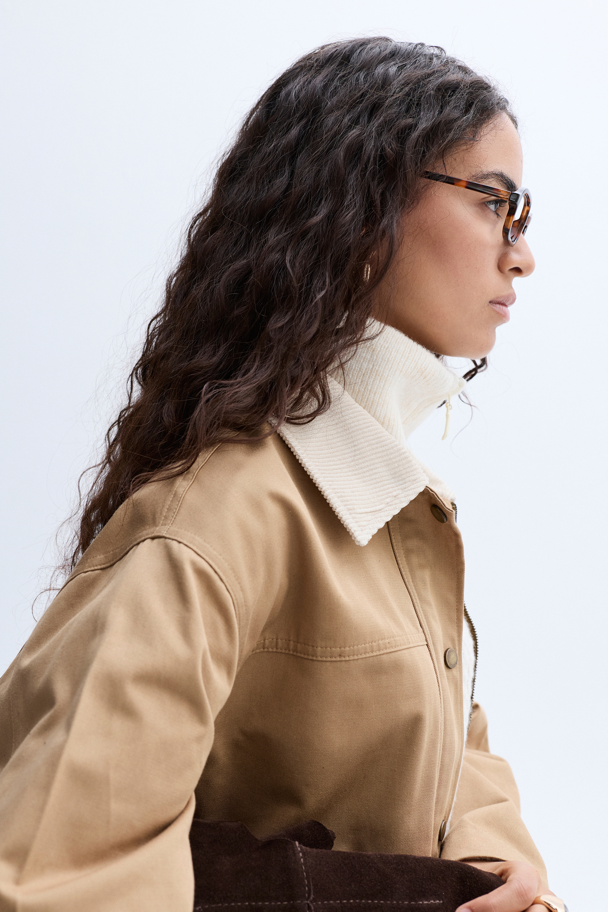 KADİFE YAKA CASUAL CEKET