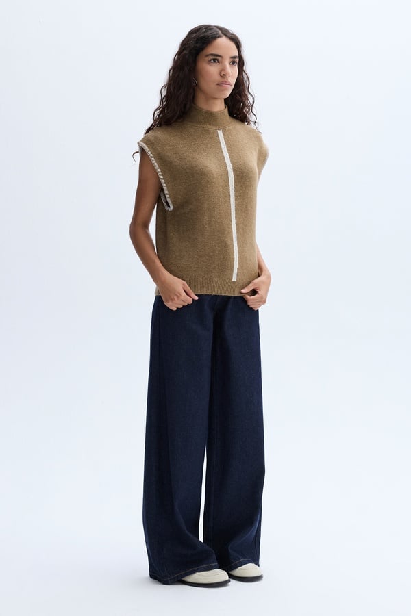 WIDE LEG JEAN PANTOLON