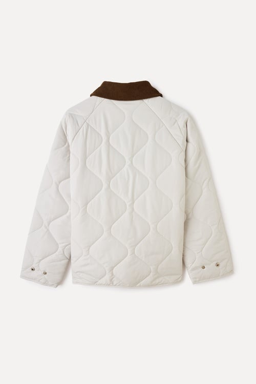  KADİFE YAKA KAPİTONELİ MONT CEKET