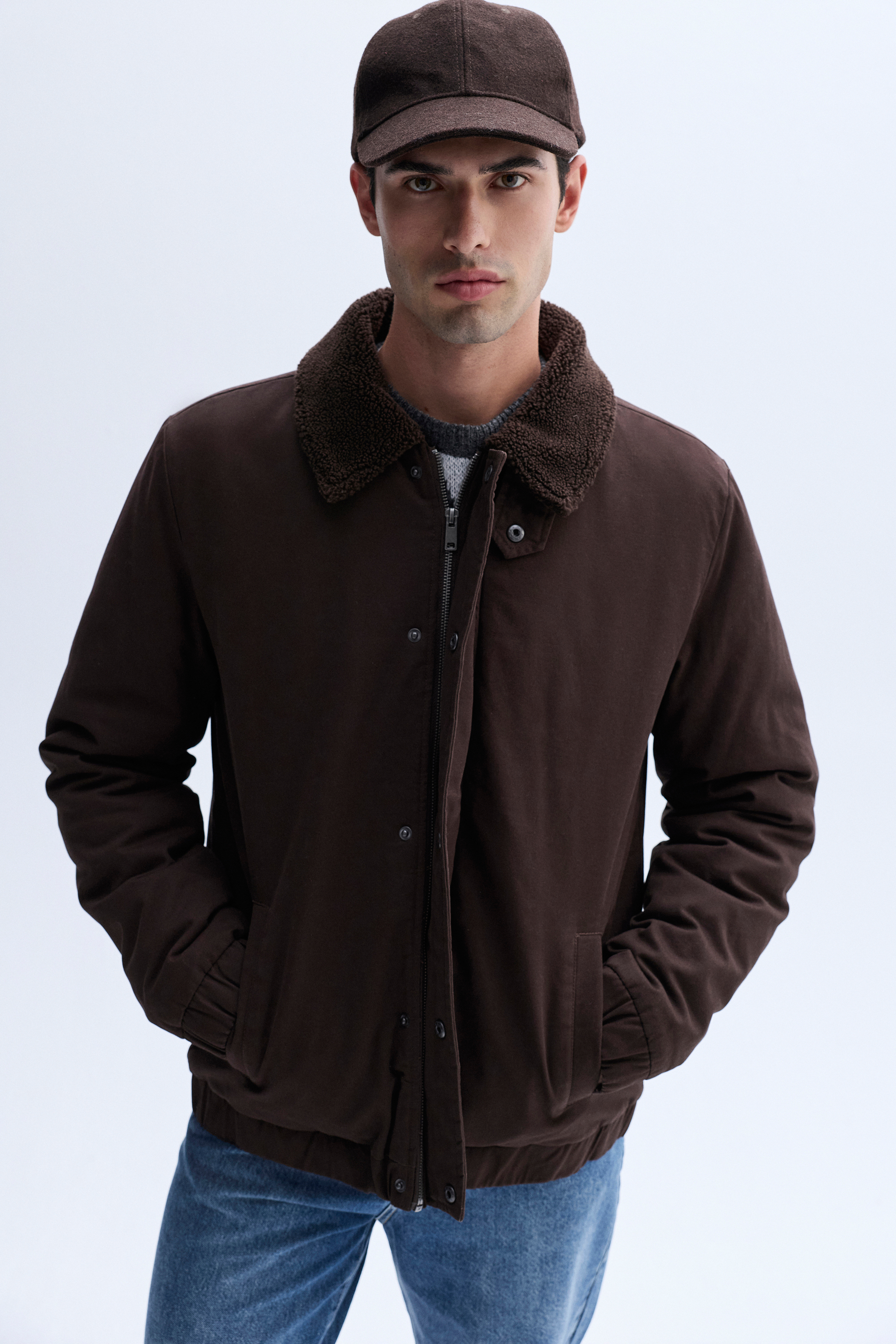 PELÜŞ YAKA MONT CEKET