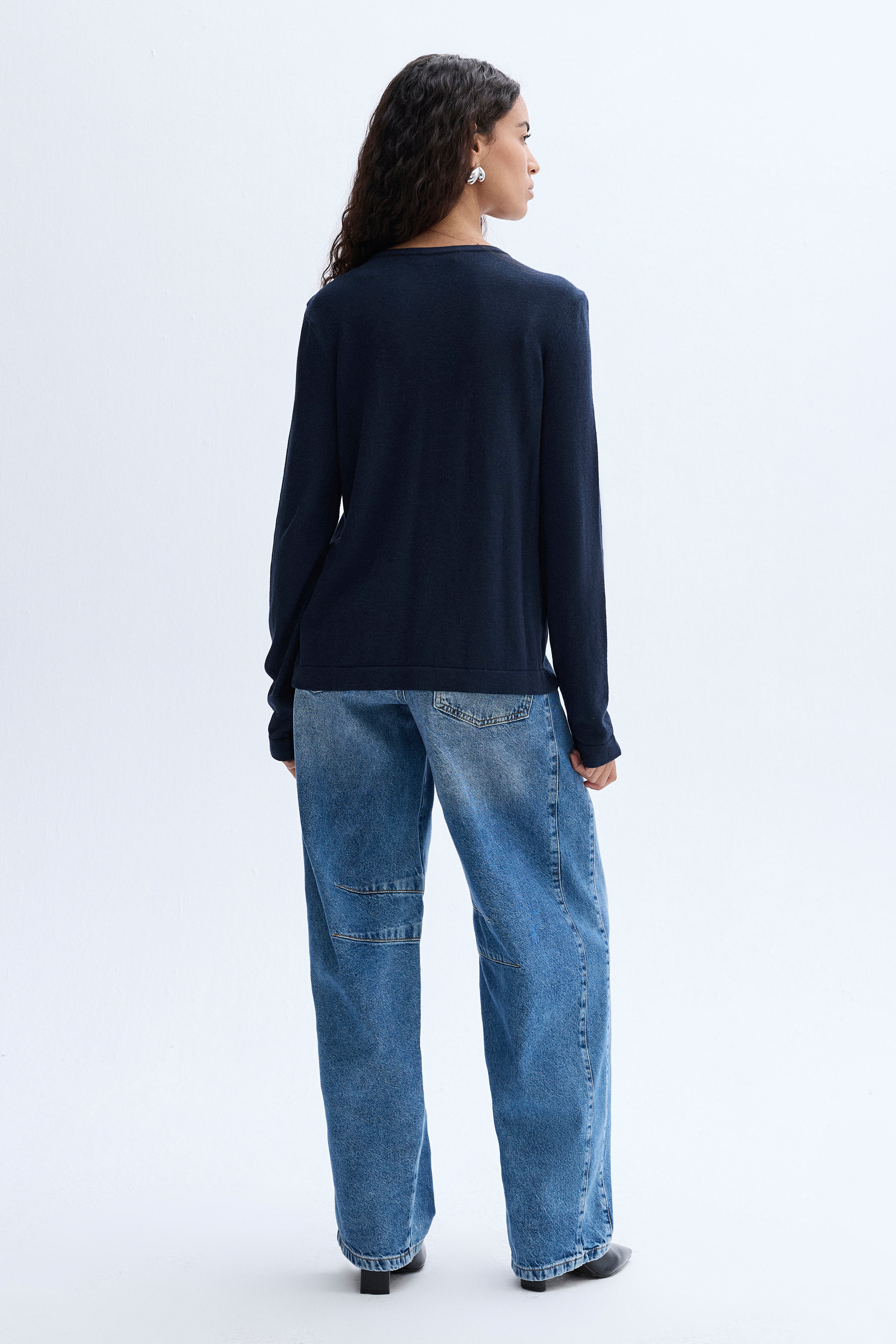 BİSİKLET YAKA TRİKO HIRKA