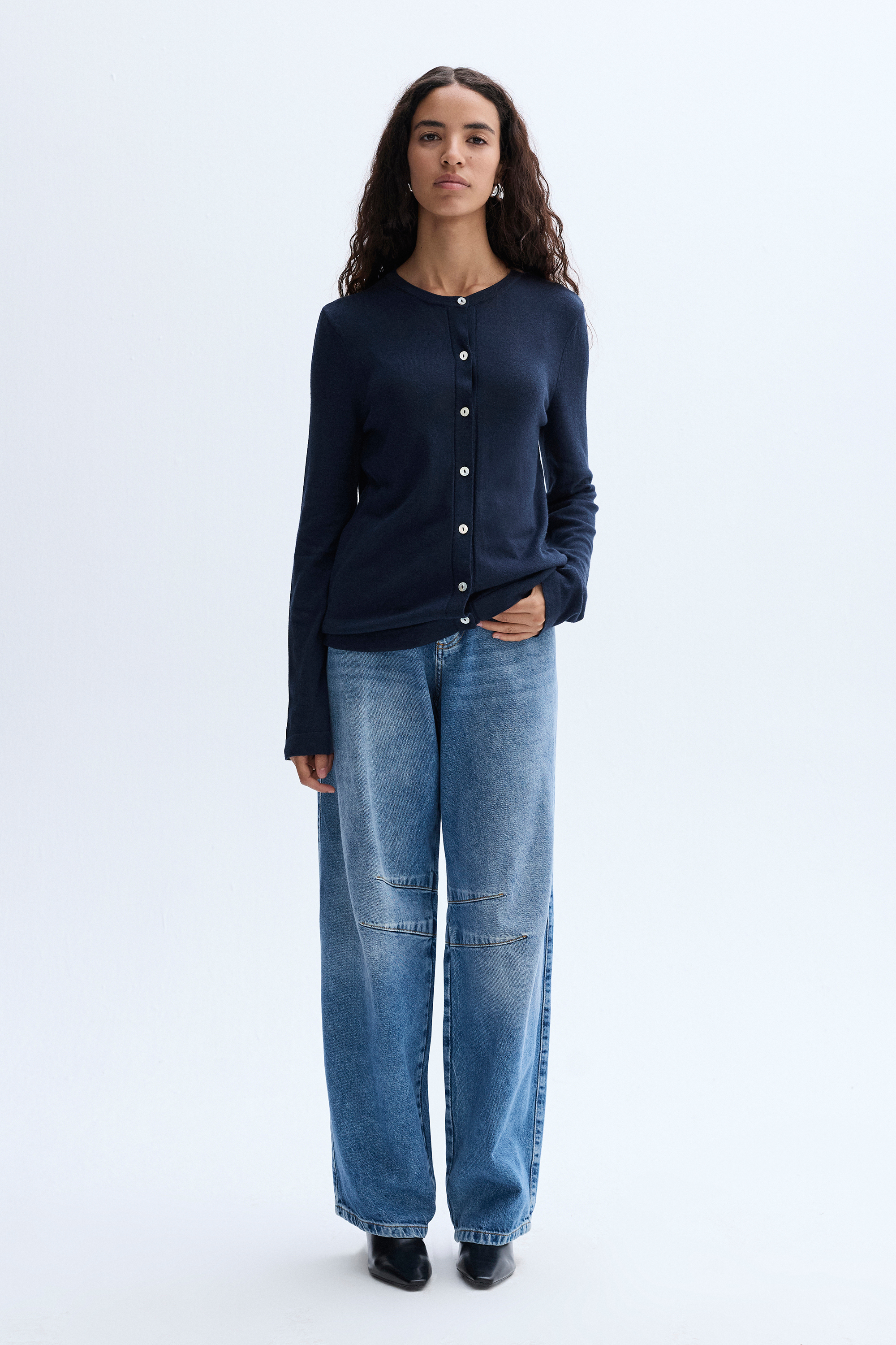 BİSİKLET YAKA TRİKO HIRKA