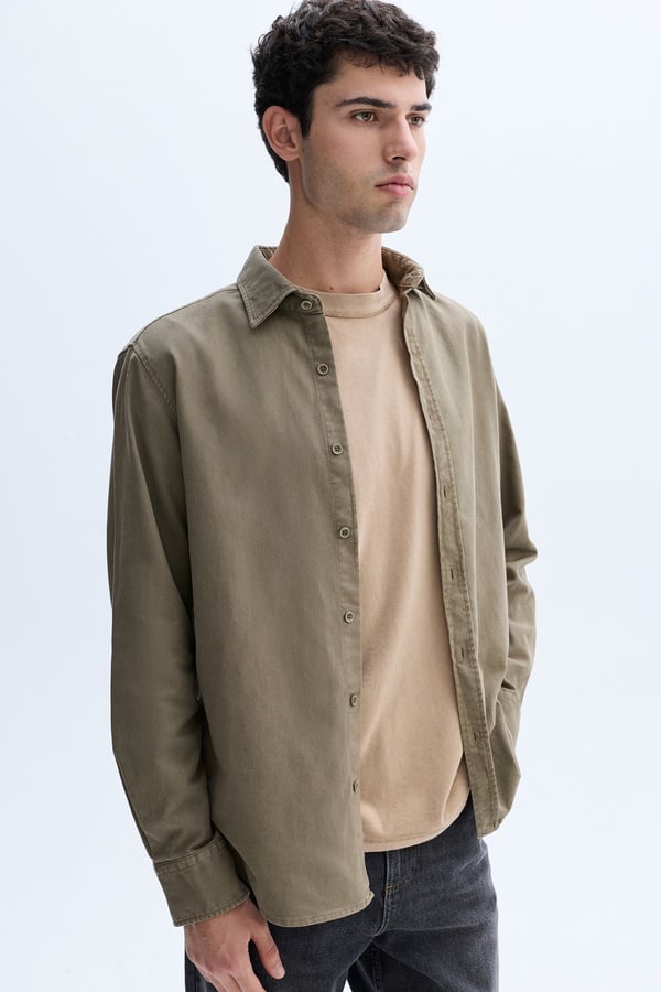 REGULAR FIT UZUN KOLLU GÖMLEK