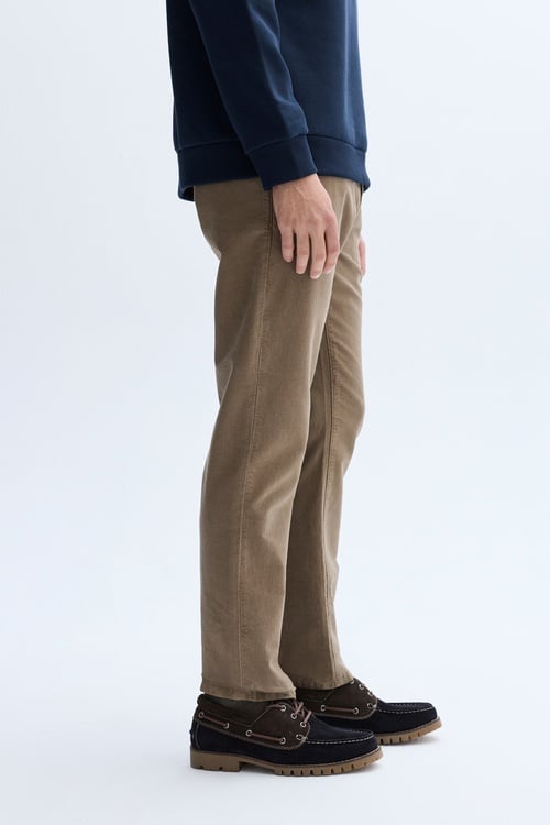 SLIM FIT TEKSTÜRLÜ CHINO PANTOLON