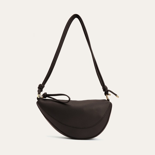  DERİ GÖRÜNÜMLÜ OVAL OMUZ ÇANTASI