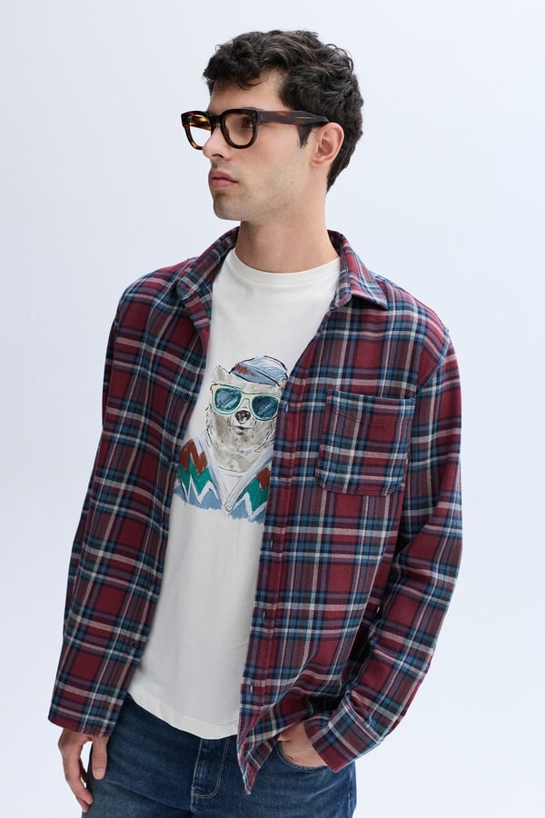 EKOSELİ REGULAR FIT UZUN KOLLU GÖMLEK