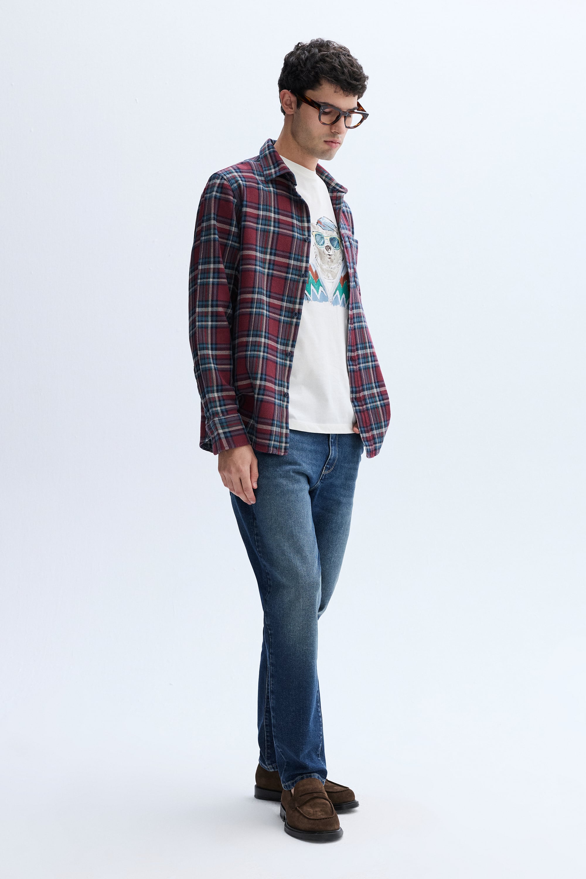 EKOSELİ REGULAR FIT UZUN KOLLU GÖMLEK