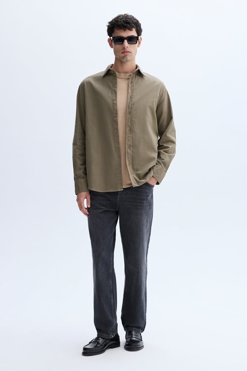 REGULAR FIT UZUN KOLLU GÖMLEK