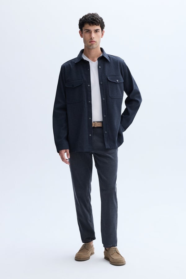 SLIM STRAIGHT FIT PANTOLON