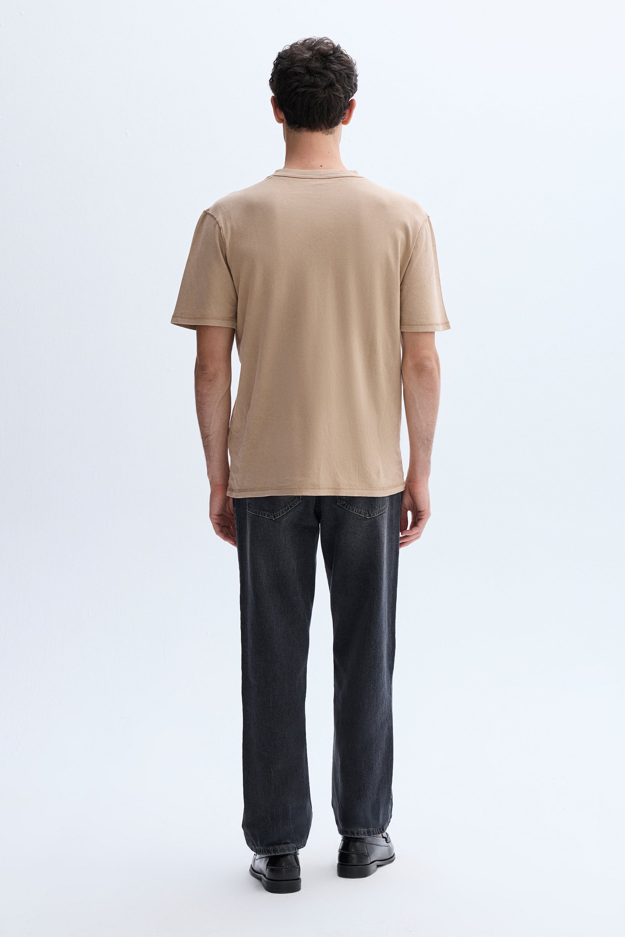 RELAX FIT BİSİKLET YAKA T-SHIRT