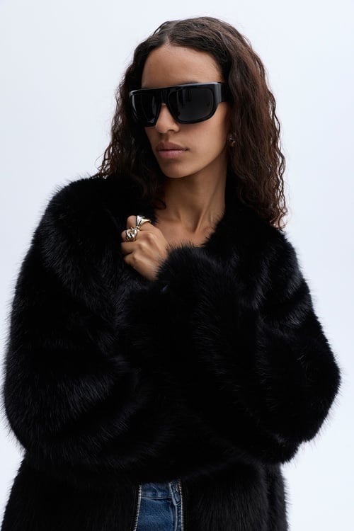  MİDİ SUNİ KÜRK KABAN