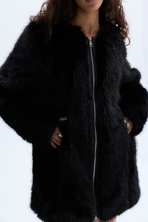  MİDİ SUNİ KÜRK KABAN