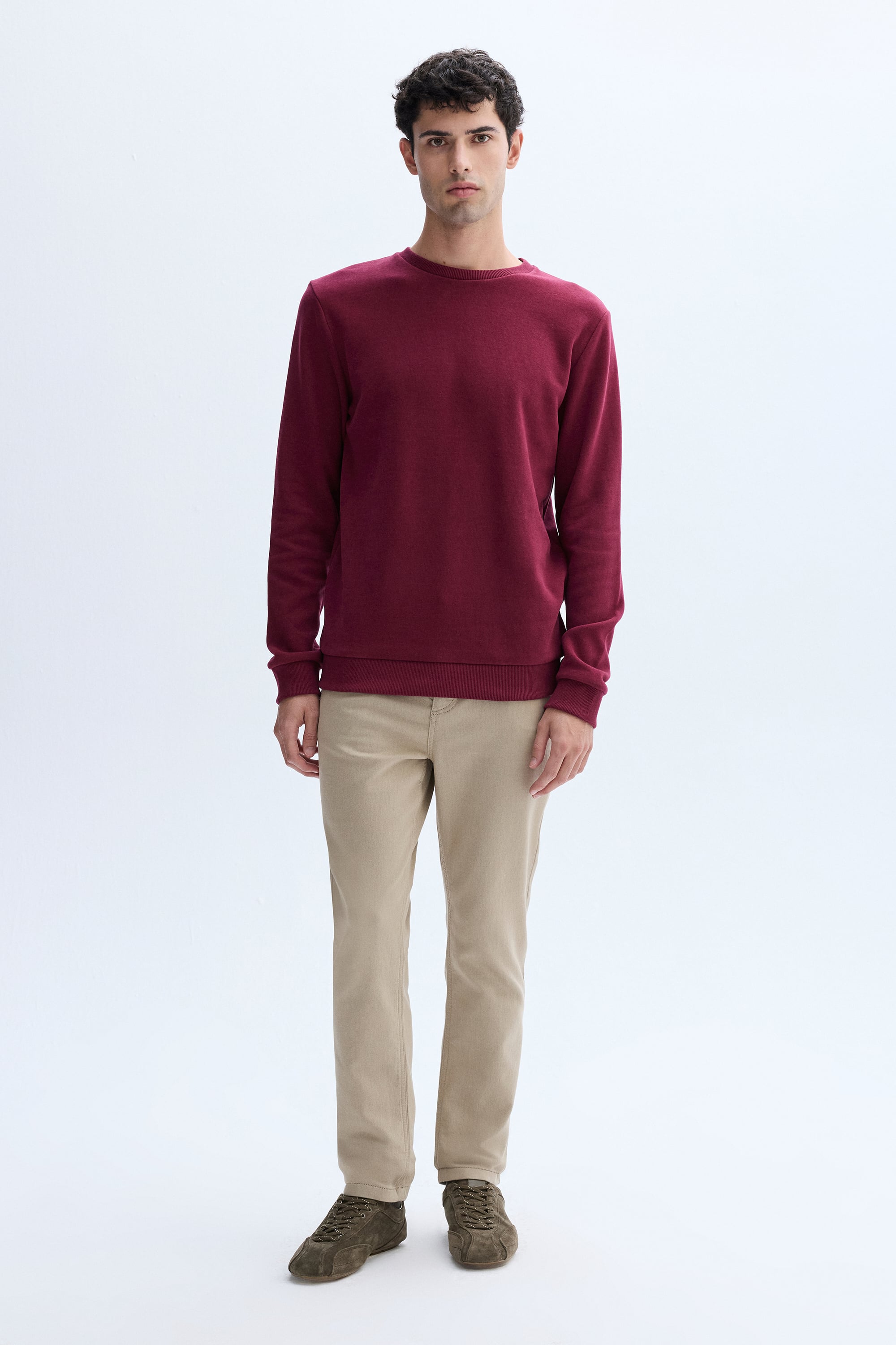 BİSİKLET YAKA SWEATSHIRT