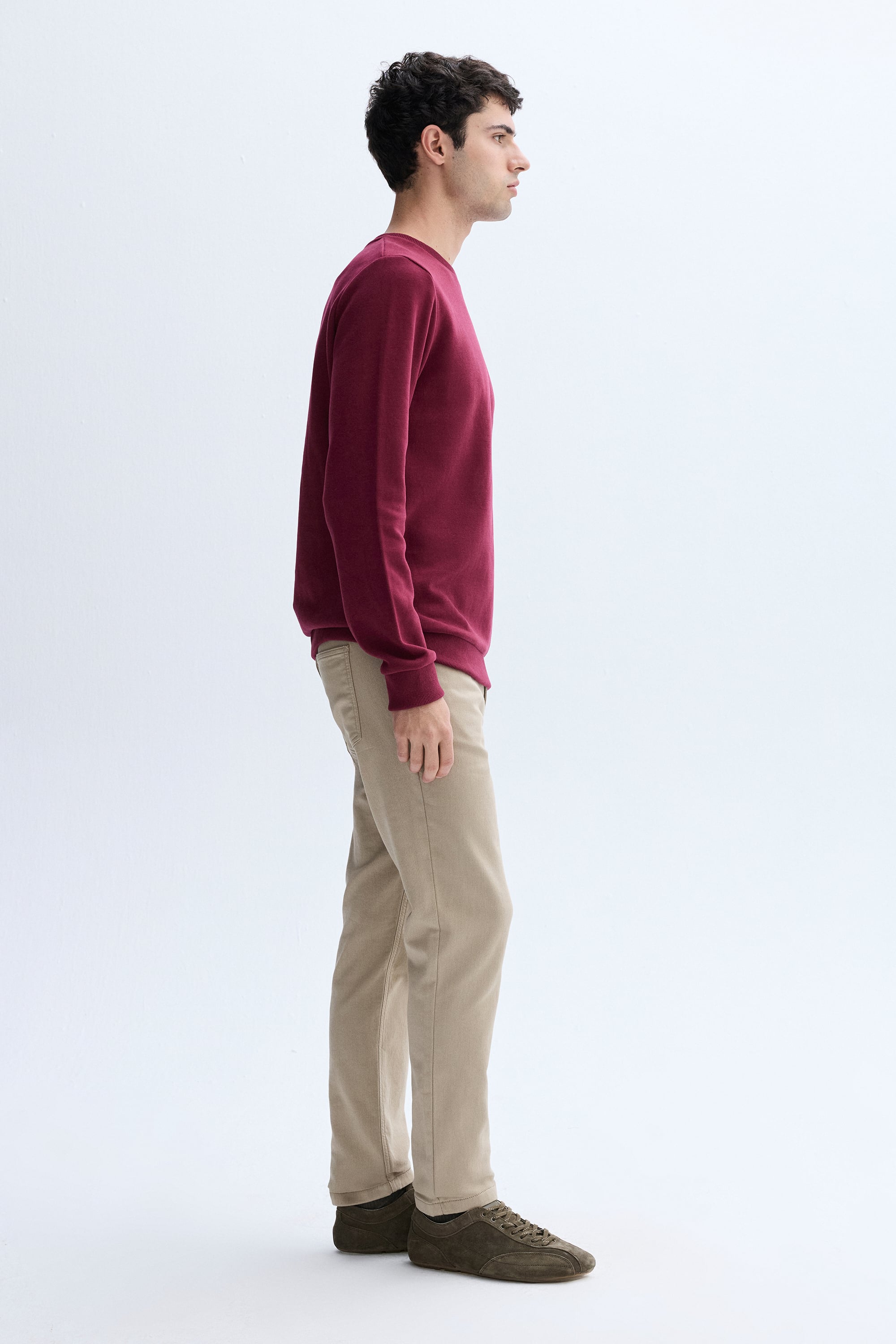 BİSİKLET YAKA SWEATSHIRT