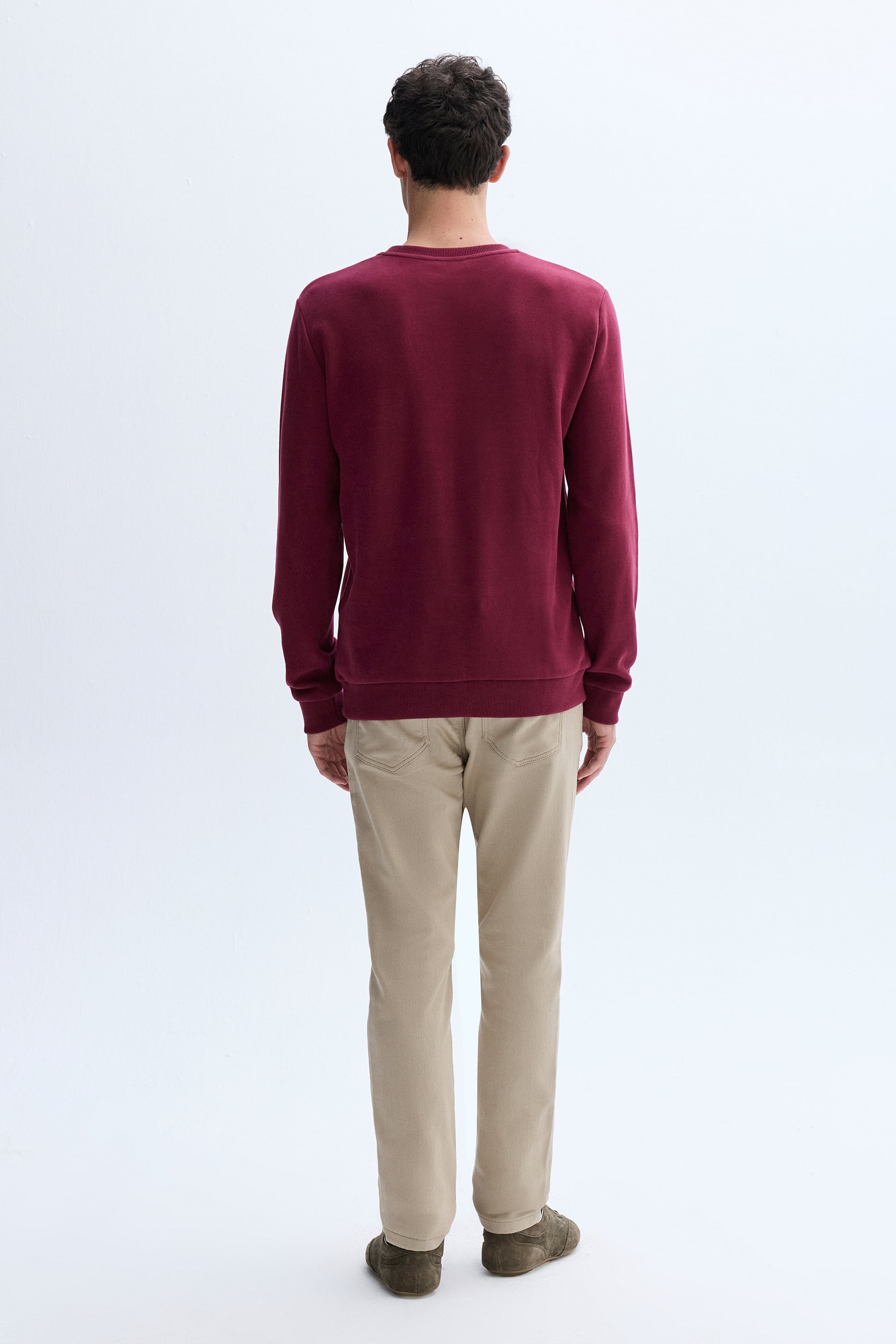 BİSİKLET YAKA SWEATSHIRT