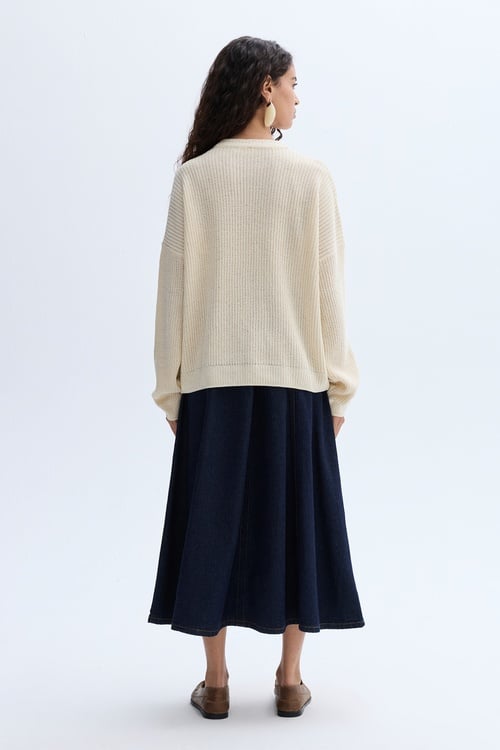 BİSİKLET YAKA KAZAK