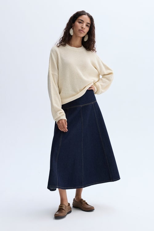 BİSİKLET YAKA KAZAK