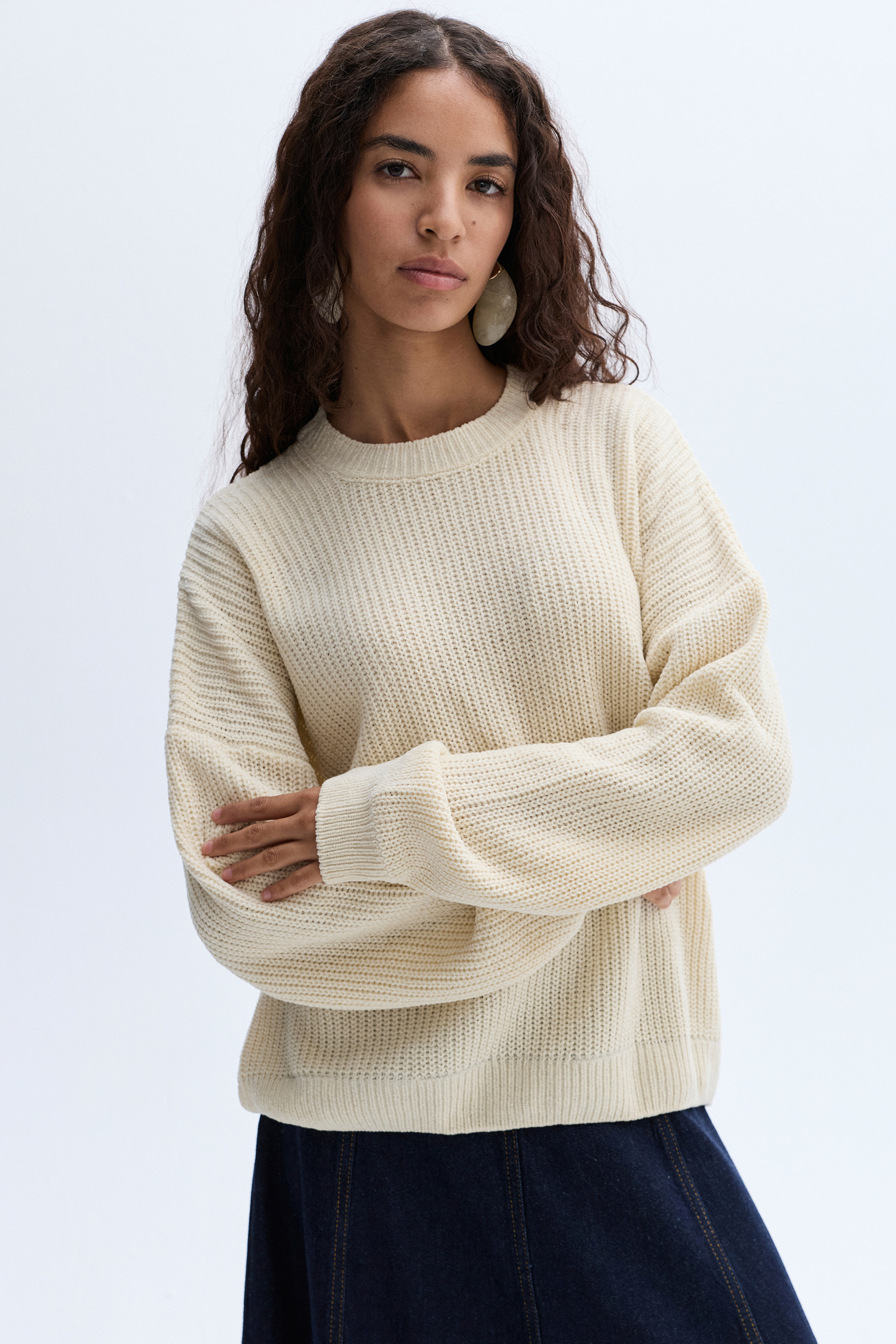 BİSİKLET YAKA KAZAK