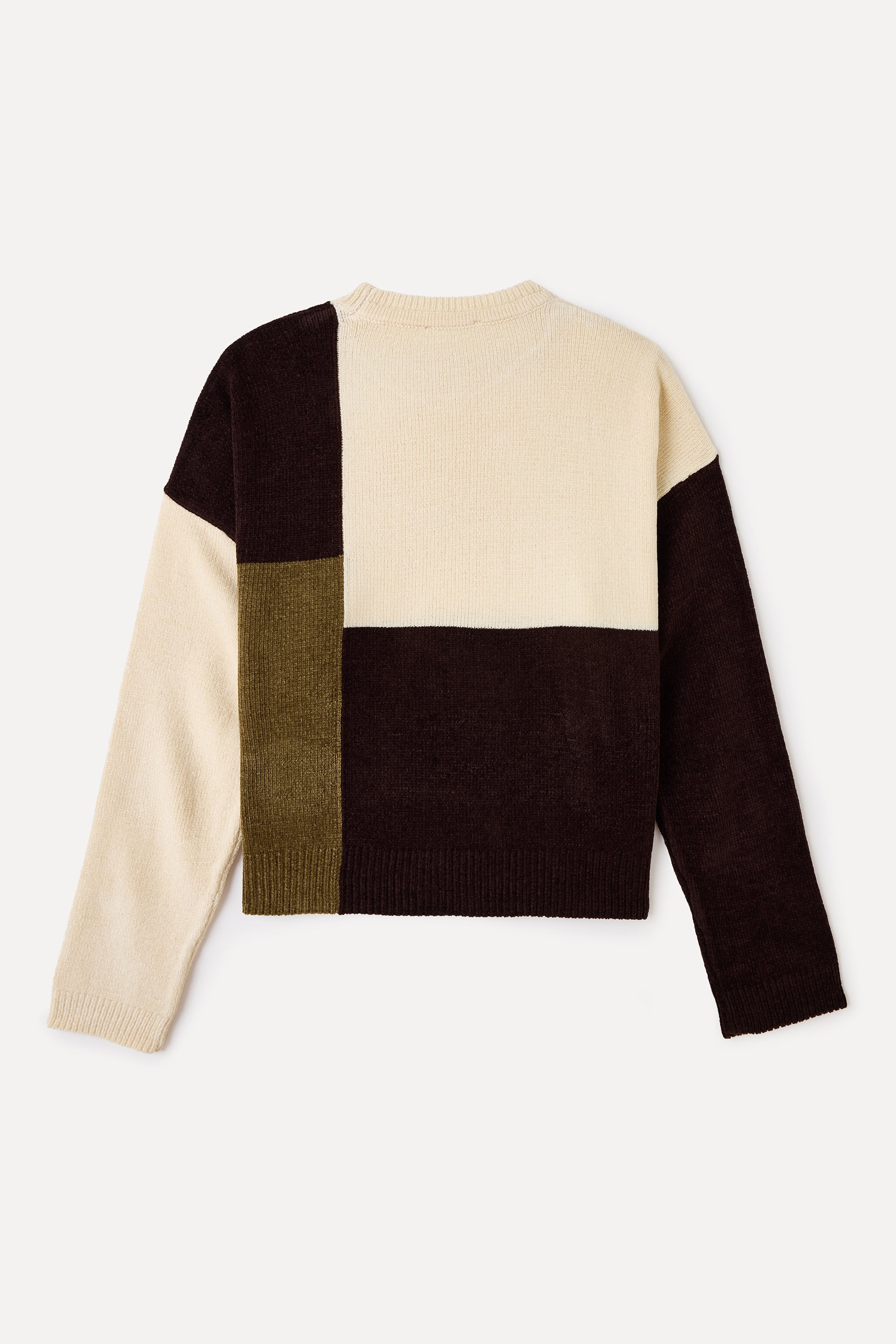 RENK BLOKLU BİSİKLET YAKA KAZAK